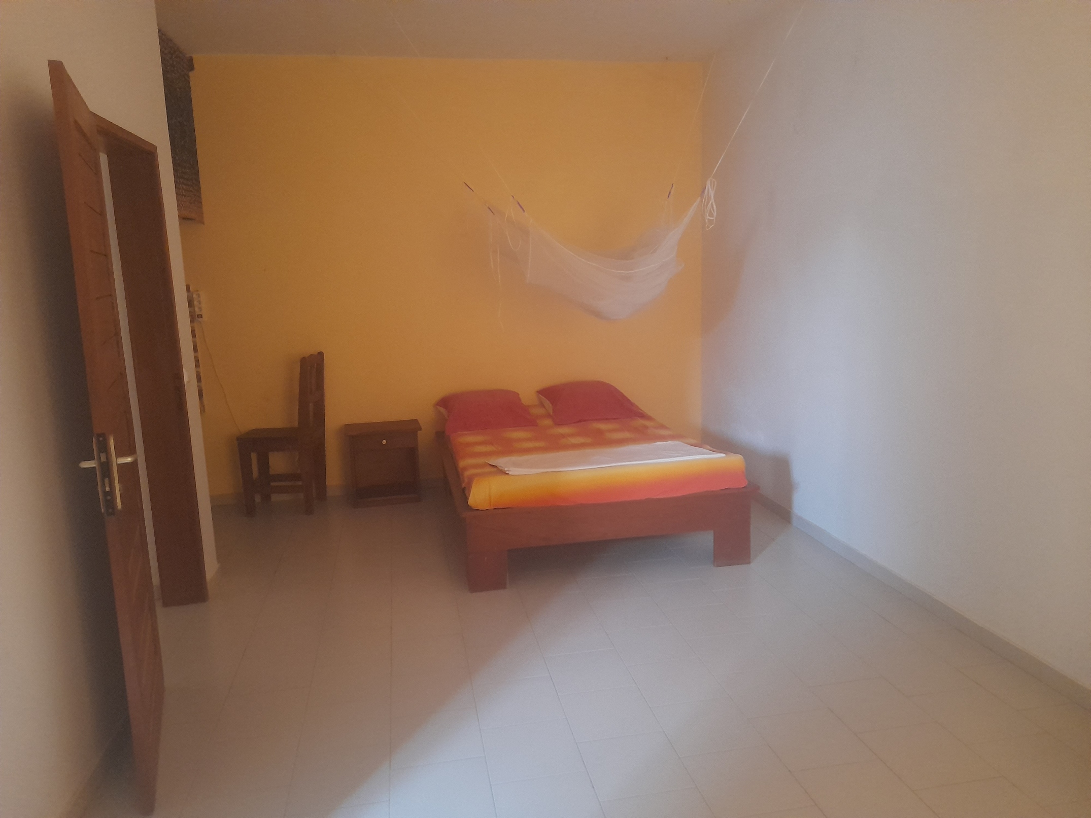 Chambre à coucher de l'Apartment Baobab